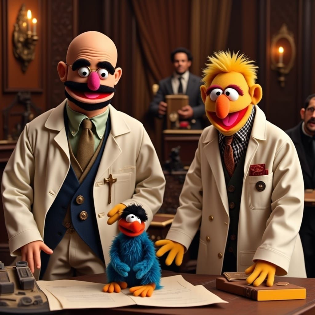Breaking Bad Muppets as Bunsen and Beaker