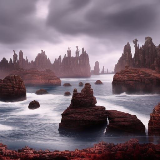 Stunning Cinematic Landscape of Tasmania