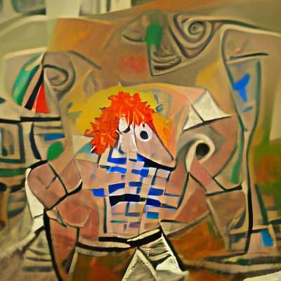 Cubist Portrait of a Person