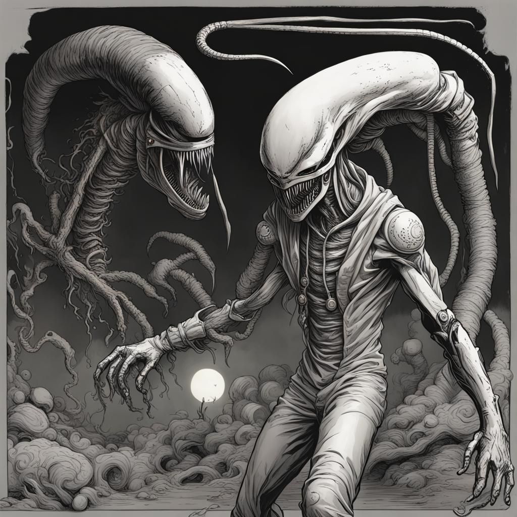 Xenomorph Horror Shade the Changing Man Hybrid