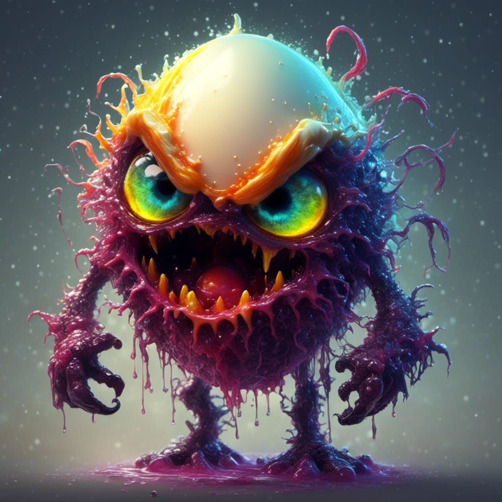 Simon Bisley Style: Very Angry Egg