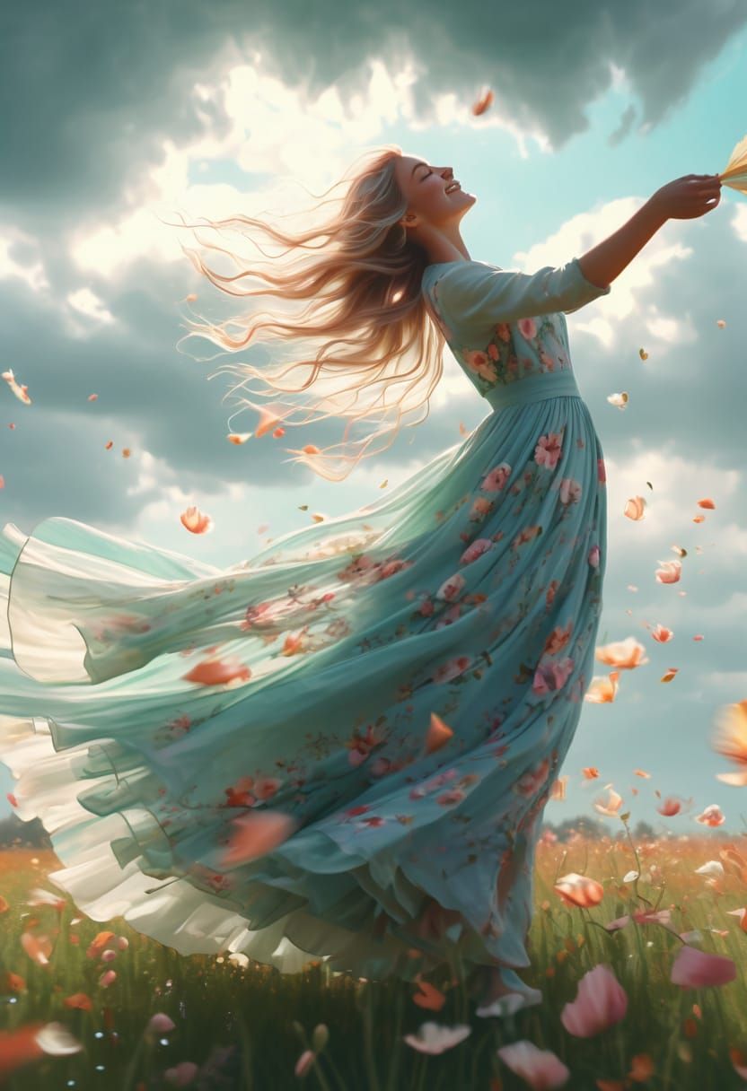 Feeling like dancing in the wind