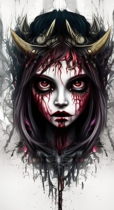 Chibi Zombie in Hyperrealistic Style