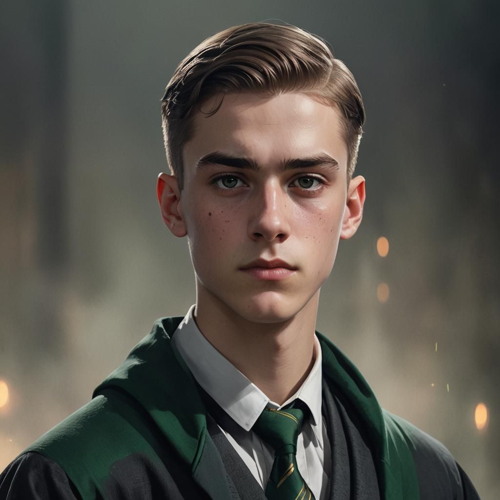 Theodore Nott Portrait in Cinematic Photography Style