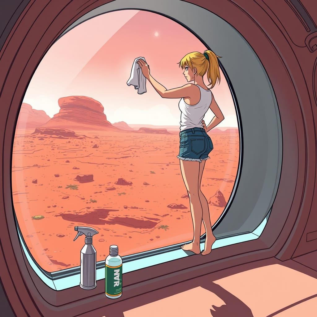 Cleaning Windows on Mars