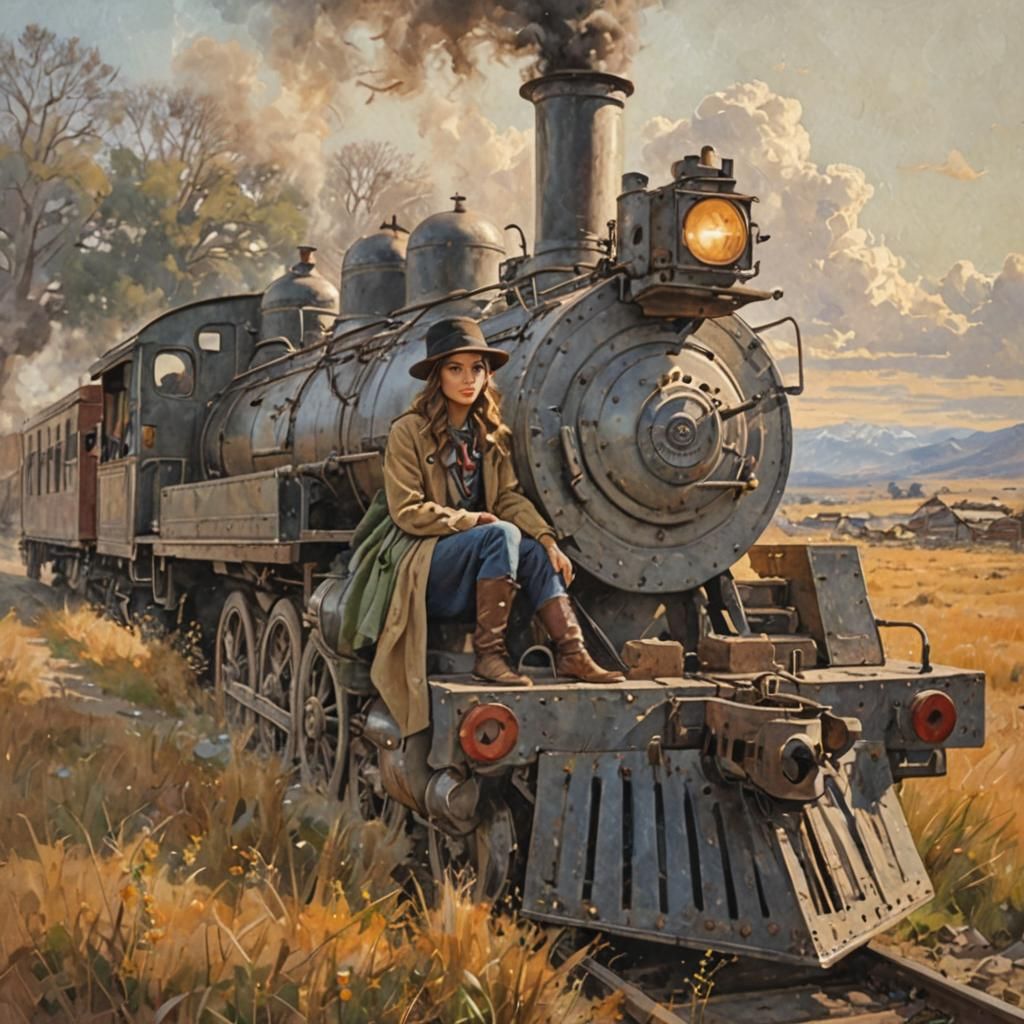 Beautiful Woman with a Pretty Face Portrait