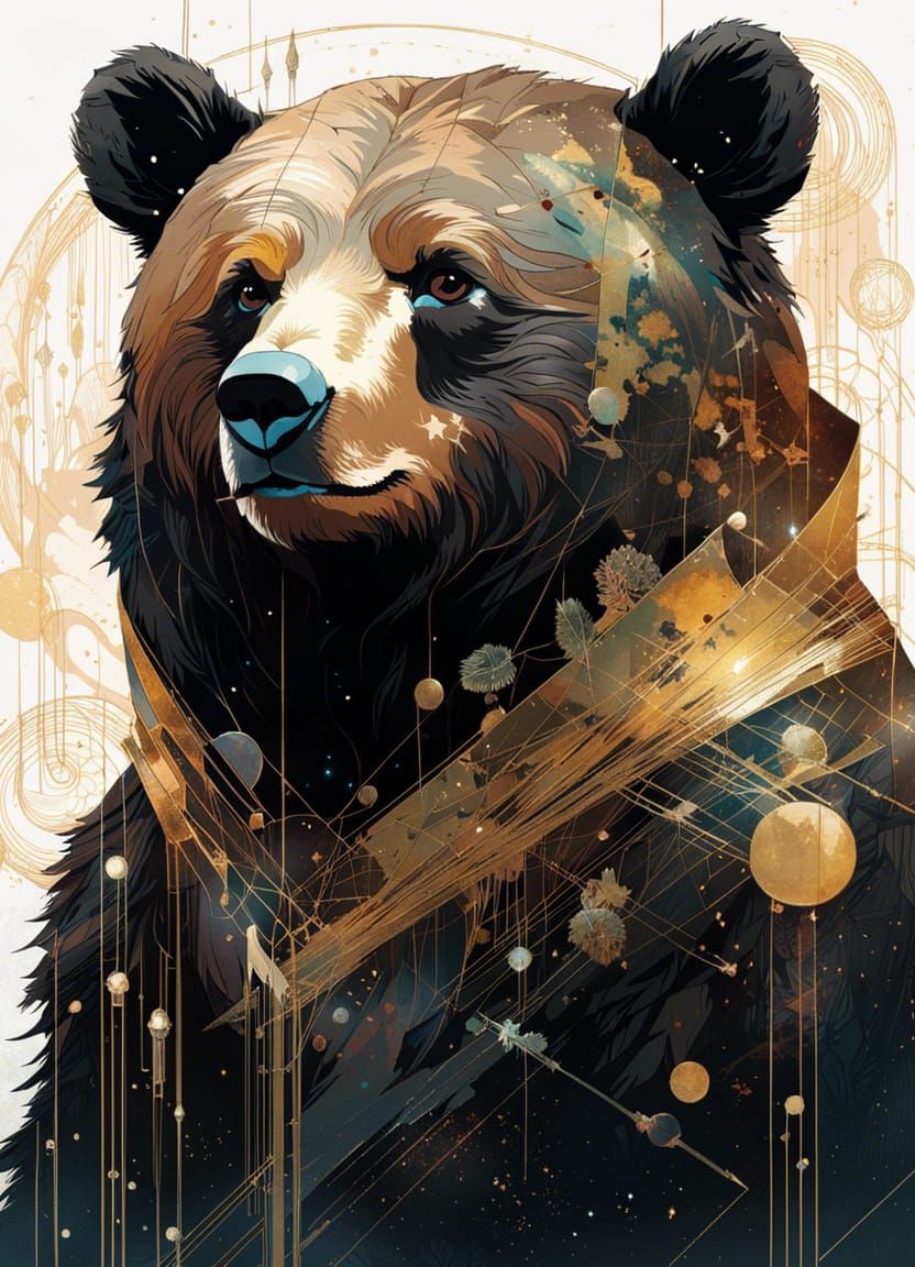 Anime Bear Isekai Character with Shiny Aura