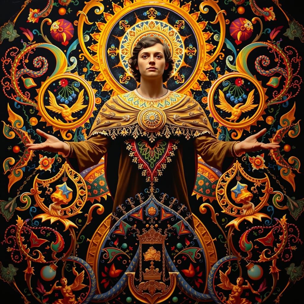 Allegory of Beauty and Truth in Masterpiece Painting