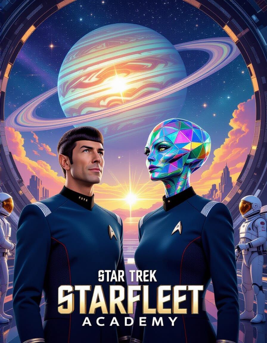 Star Trek Academy Cadets in Space Movie Poster