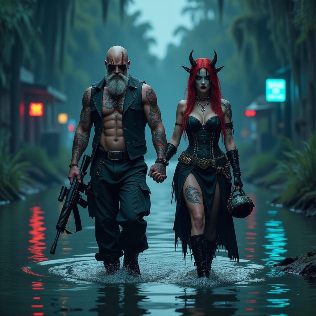 Apocalyptic Gothic Redneck Boogeyman and Boogeywoman