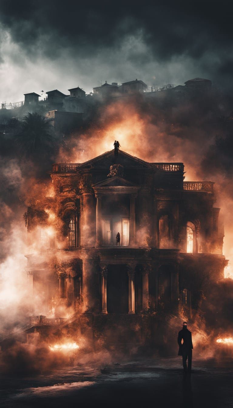 Mysterious Assassin Dominates Neon Cityscape