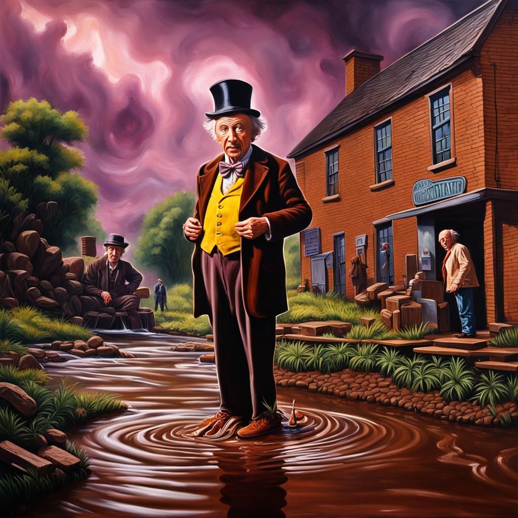 Purely Fabrication: 1971 Wonka Ages Very Quickly After Grandpa Joe Moves Into the Factory