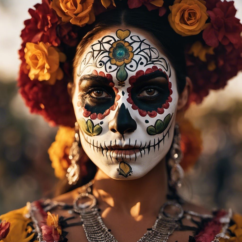 mexican sugar skull makeup