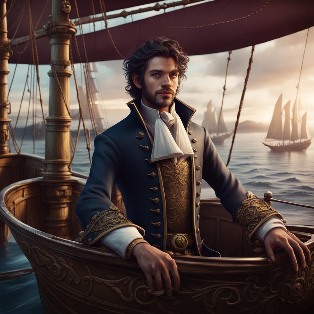 Fantasy Merchant Lord on Luxury Sailing Boat