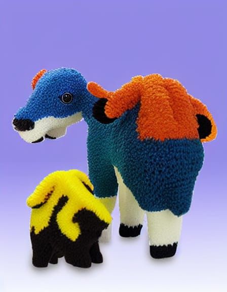 Cutesy Baby Animals Made of Soft Plastic