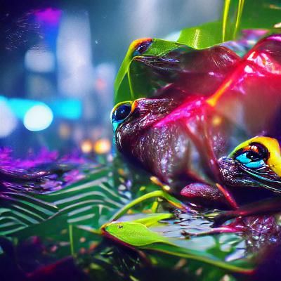 Frog in a Jungle
