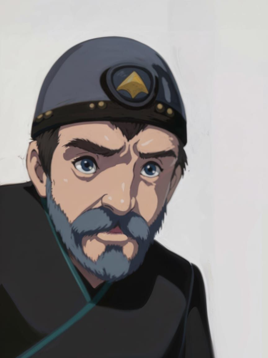 Whimsical Cartoon Portrait Inspired by Studio Ghibli