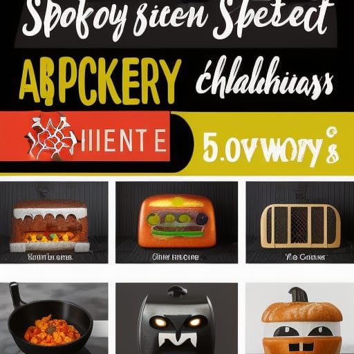 Spooky Halloween Kitchen Appliances as Characters