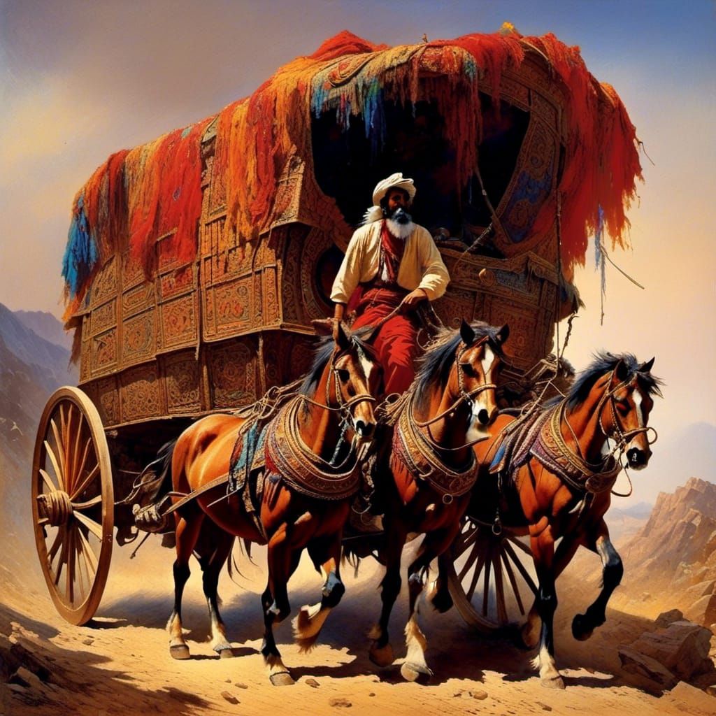 Gypsy Man with Wagon: Searching for a New World