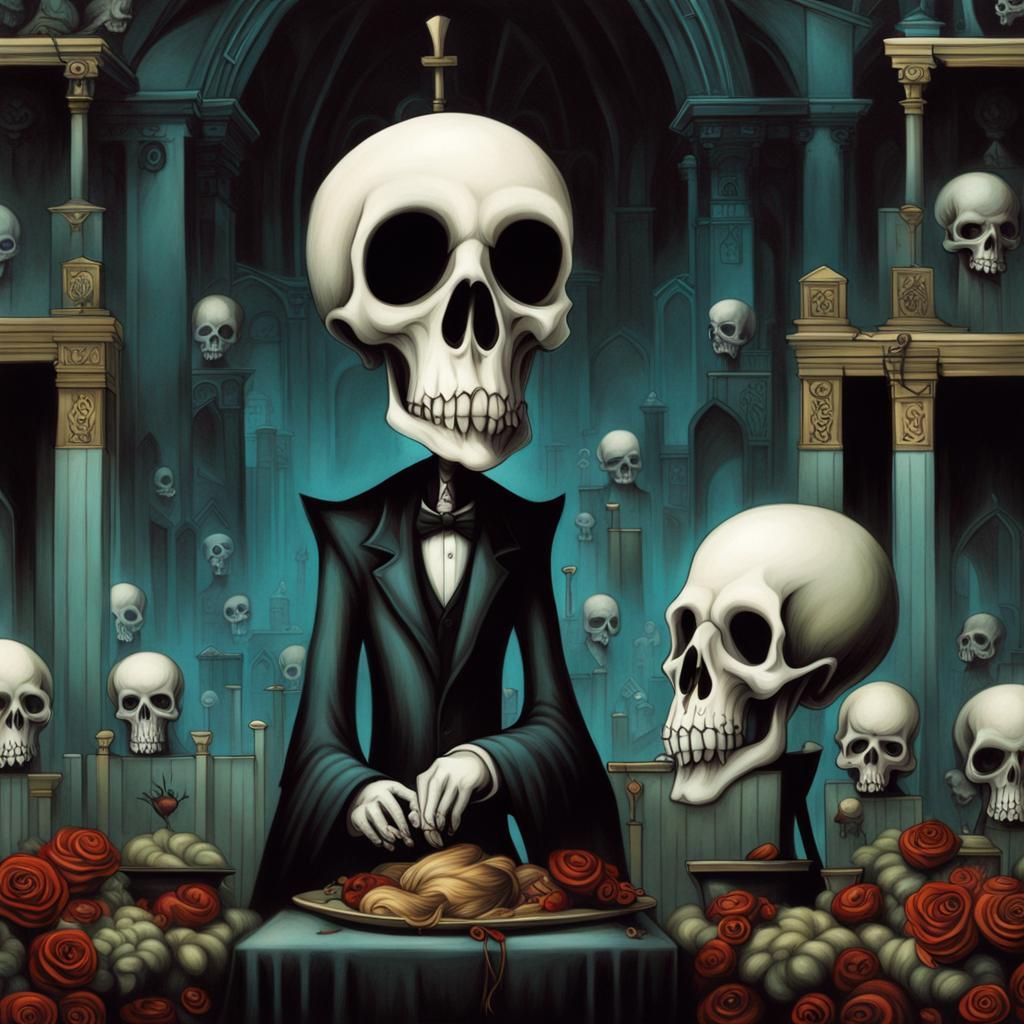 Death in Benjamin Lacombe Graphic Style
