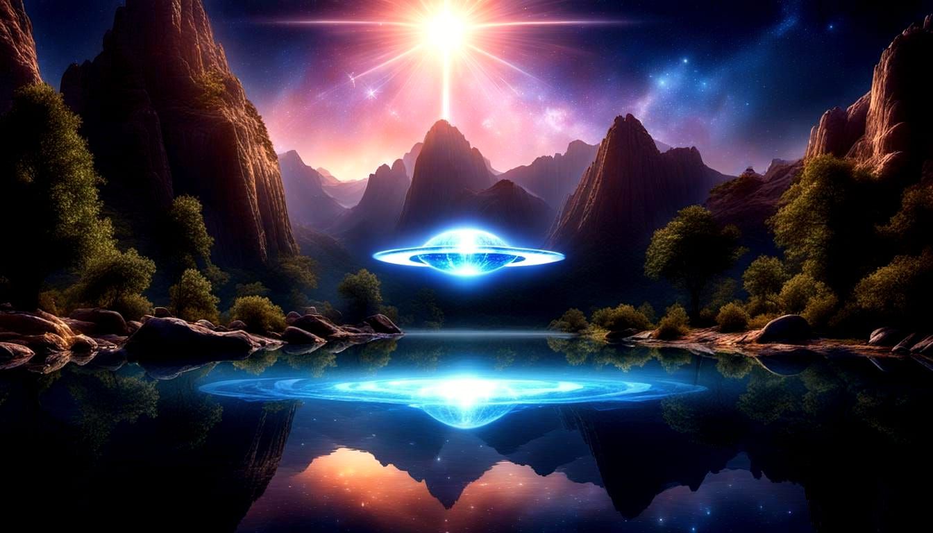 Pleiadian Light Beings Design Optical Platform