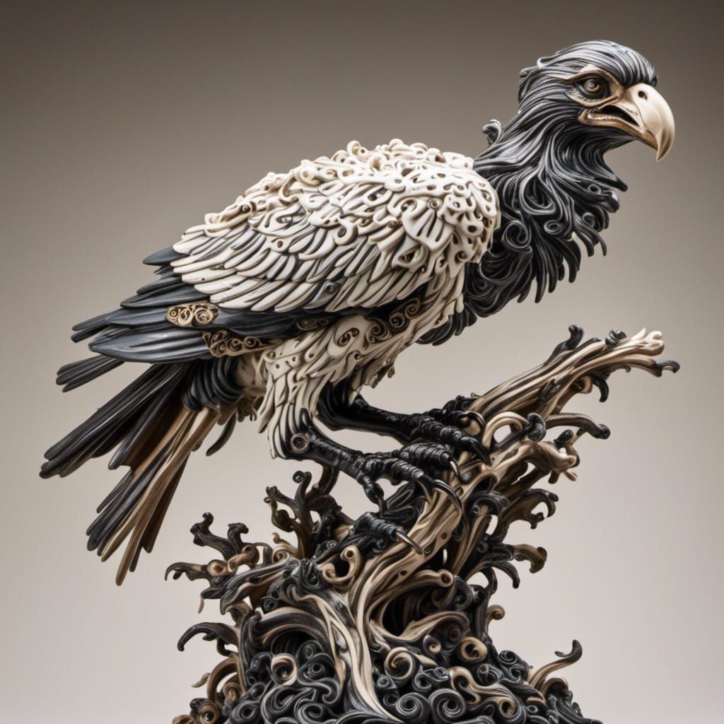 Vulture on Bone Mountain: A Grim Perch