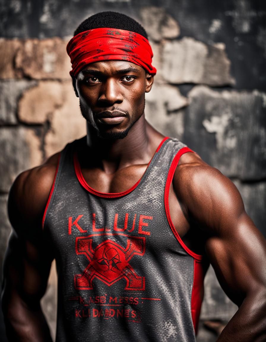 Confident African Man Portrait in Hyper-Realistic Style