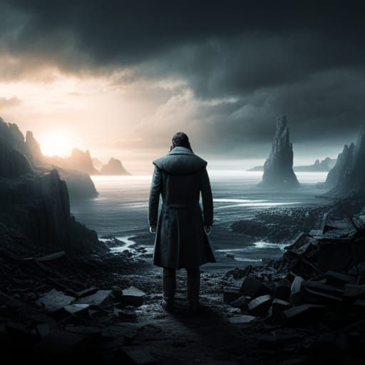 Alone in the Darkness: Dramatic Digital Matte Painting