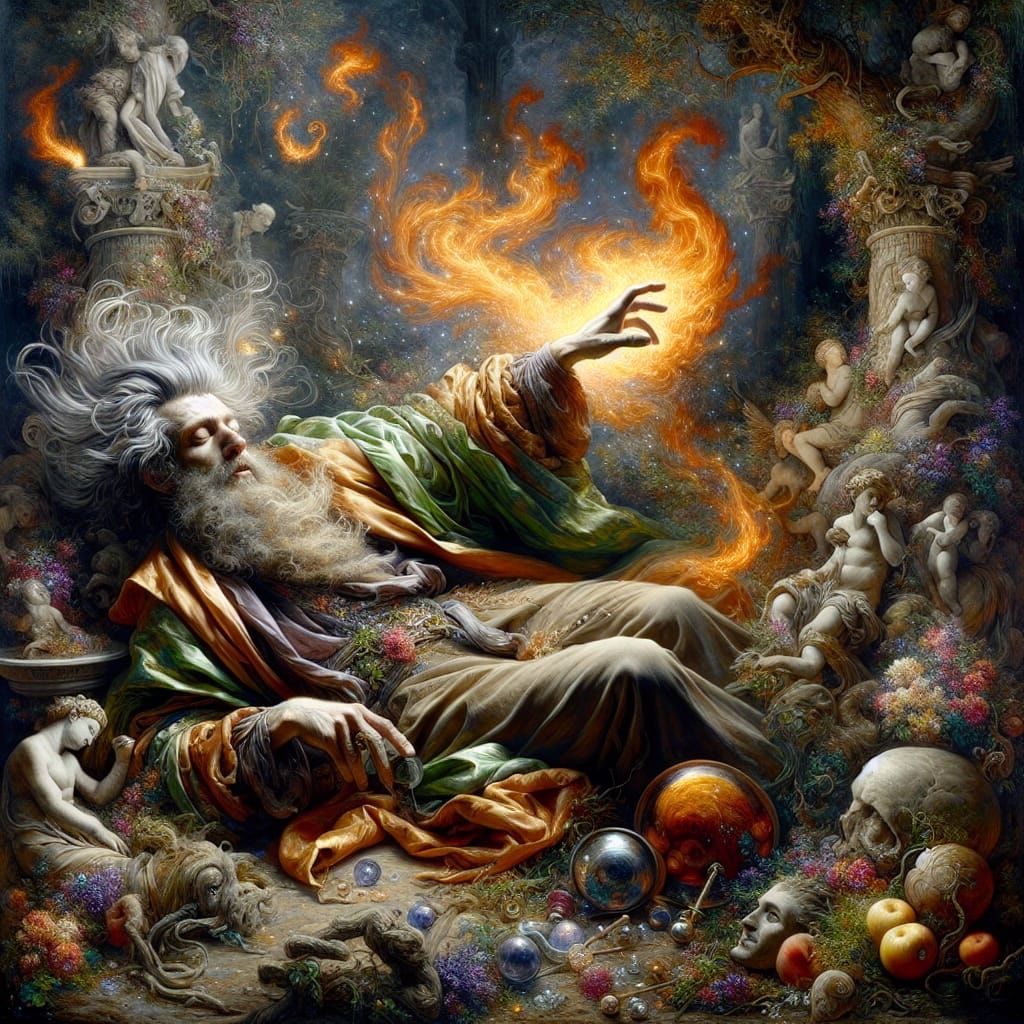 The drunken Fire Enchanter