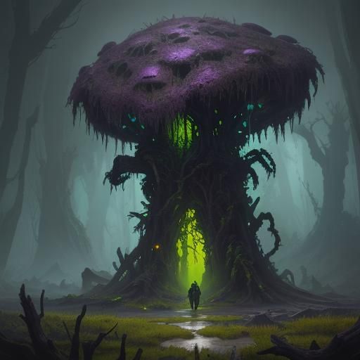 Visceral Sporebringer in Toxic Decay, Unreal Engine