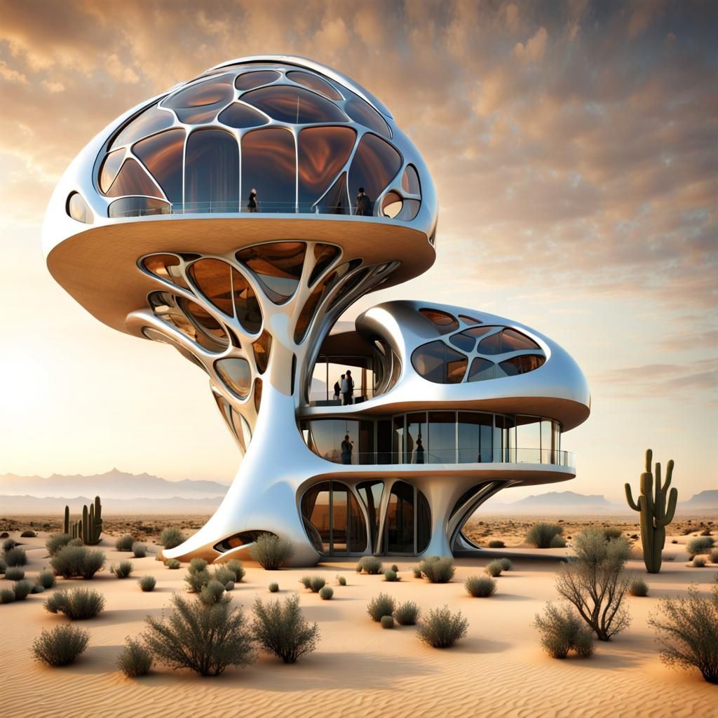 Abstract Desert House
