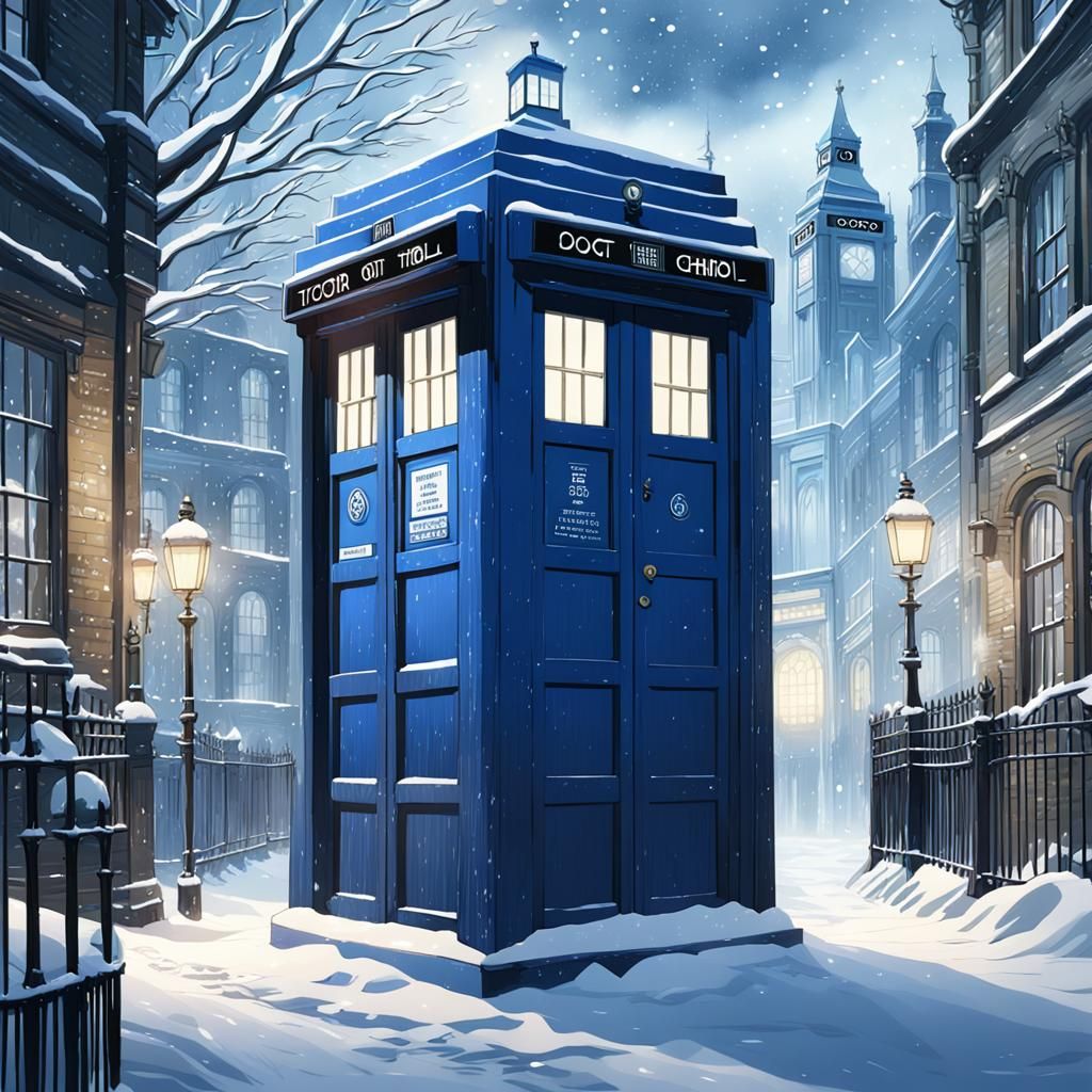 TARDIS in London: Anime Key Visual