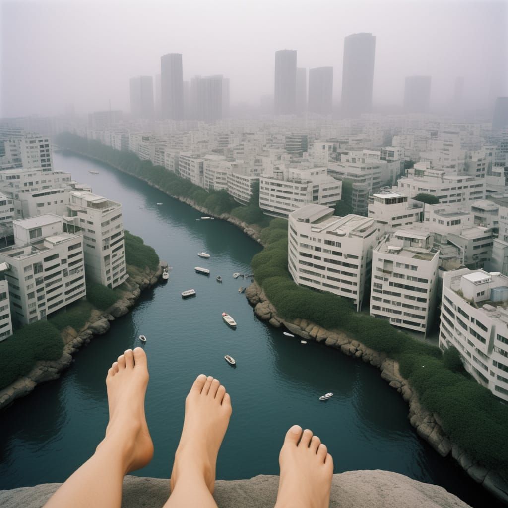 Surreal Dreamscape Buildings in Exotic Fantasy World