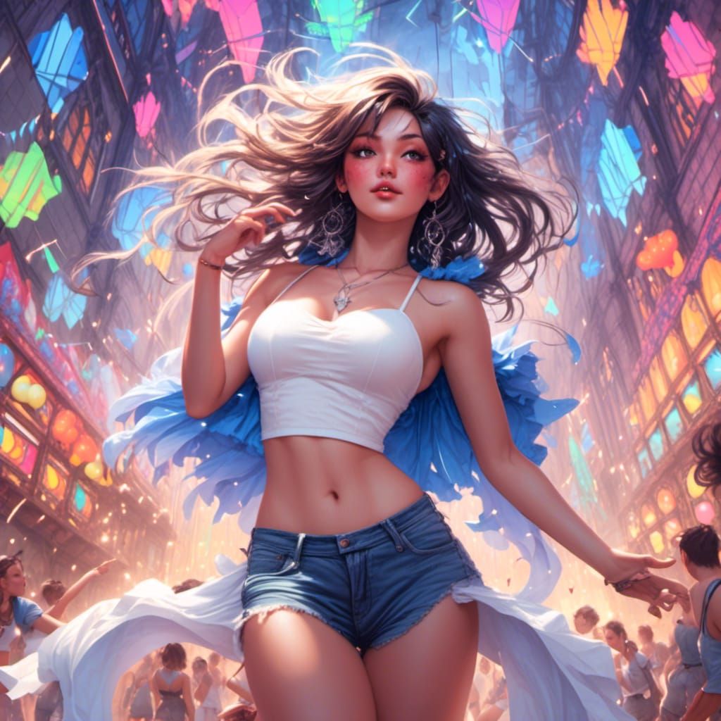 Tara Sutaria Dancing in a Rave Party