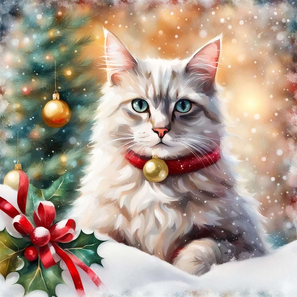 Christmas cat