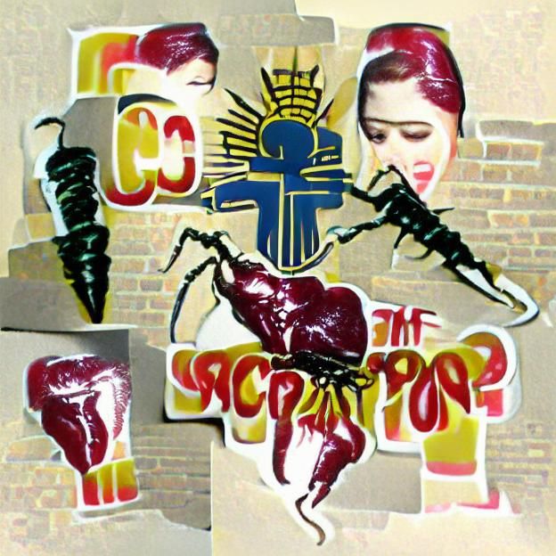 Pop Art Scorpion Logo