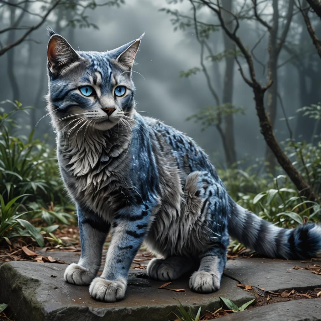 Hyperrealistic Bluestar from Warrior Cats