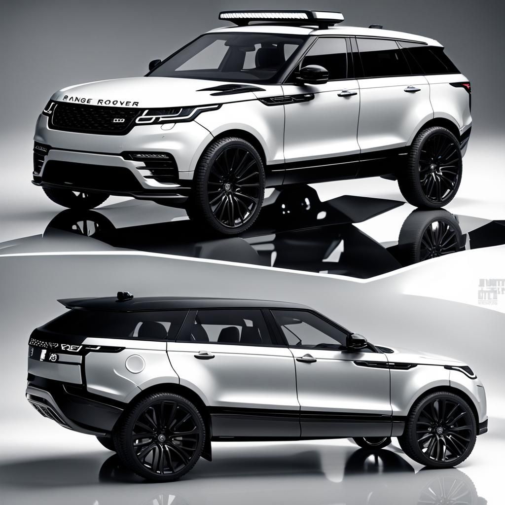 Apocalyptic Range Rover Velar: Realistic 3D Render