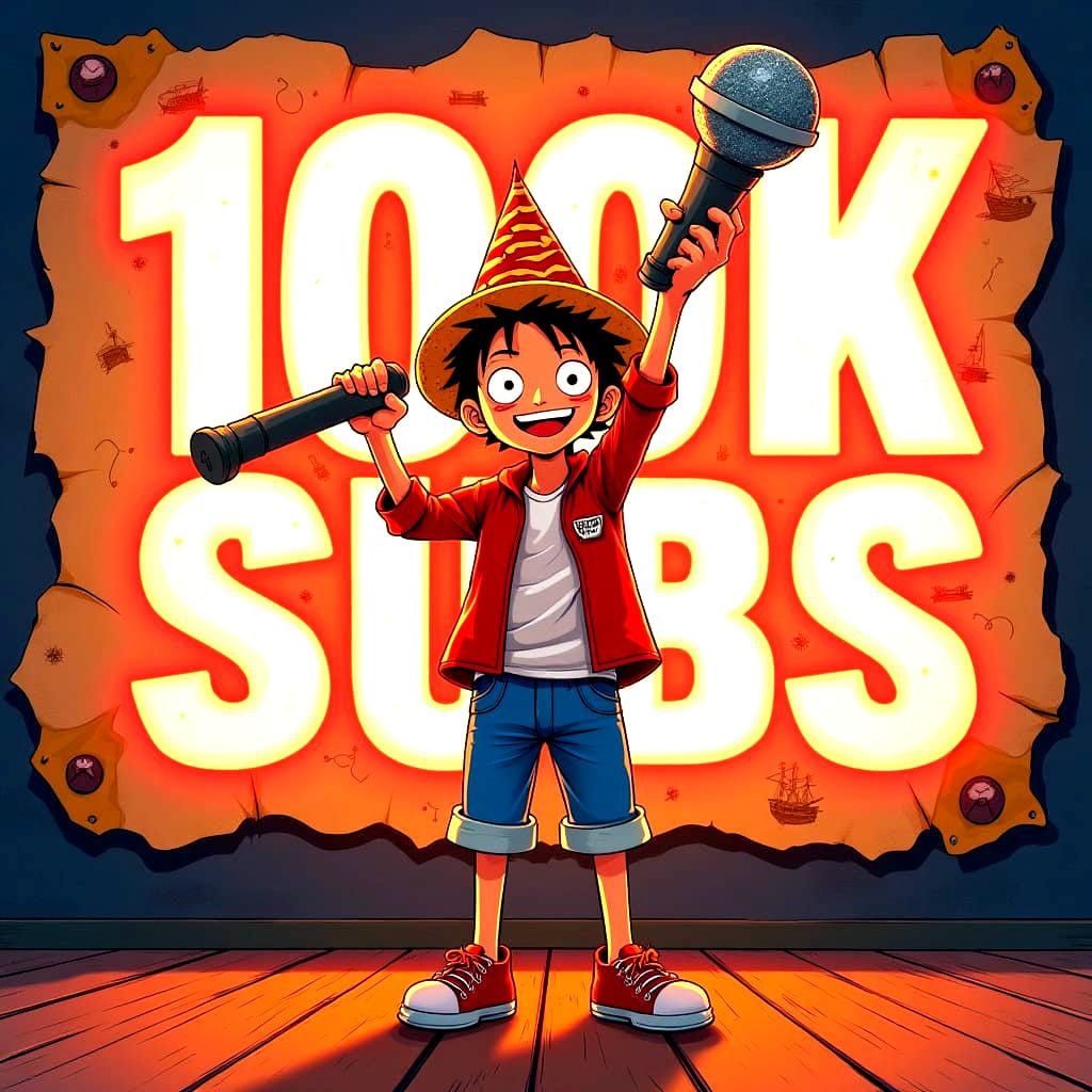 Epic One Piece-Inspired Celebration of 100k Subscribers