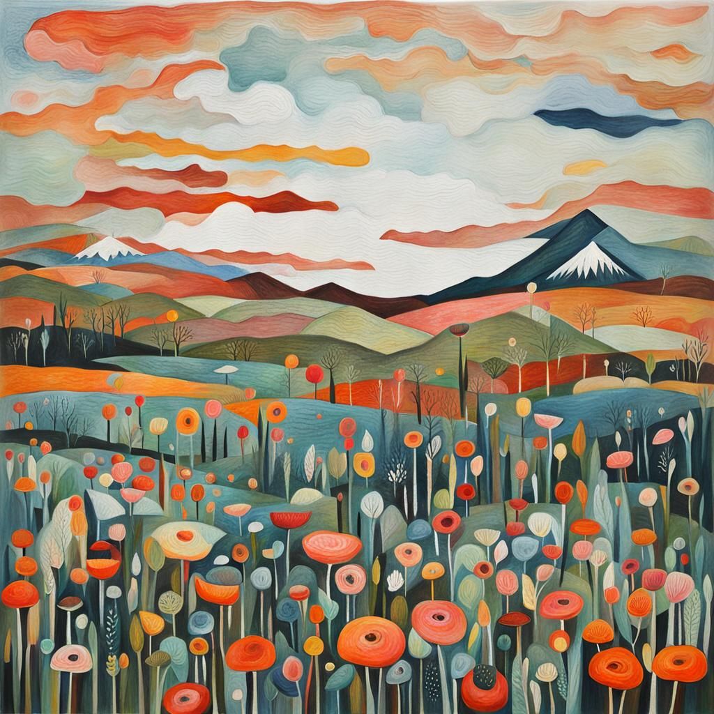 Striking Portrait in Early Modern Art Style