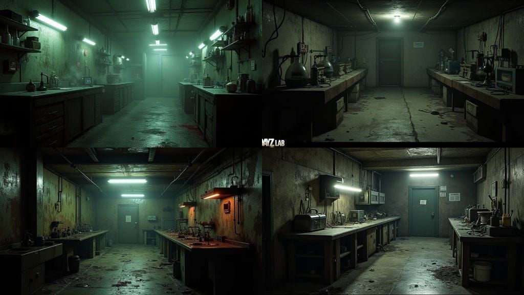 DayZ Underground Drug Lab Scene