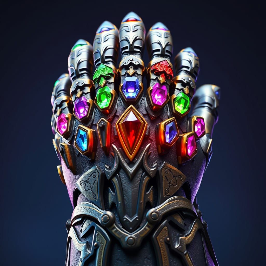 Surreal Infinity Gauntlet in Dark Cosmic Landscape