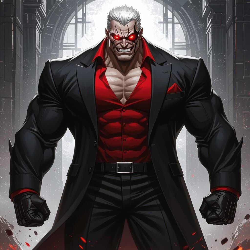 Rugal Bernstein: Giant Bodybuilder Villain in Biomechanical ...