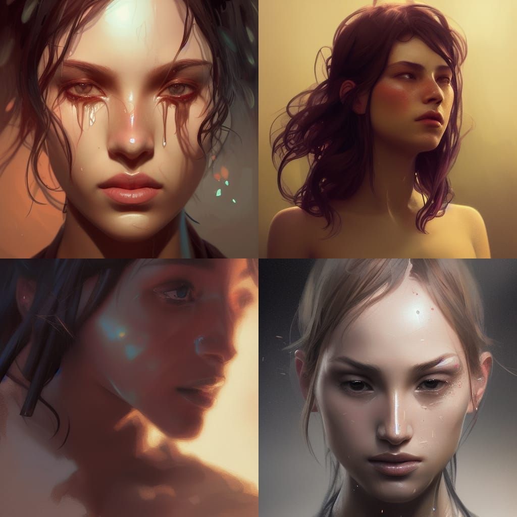 Detailed Portrait with Dynamic Lighting