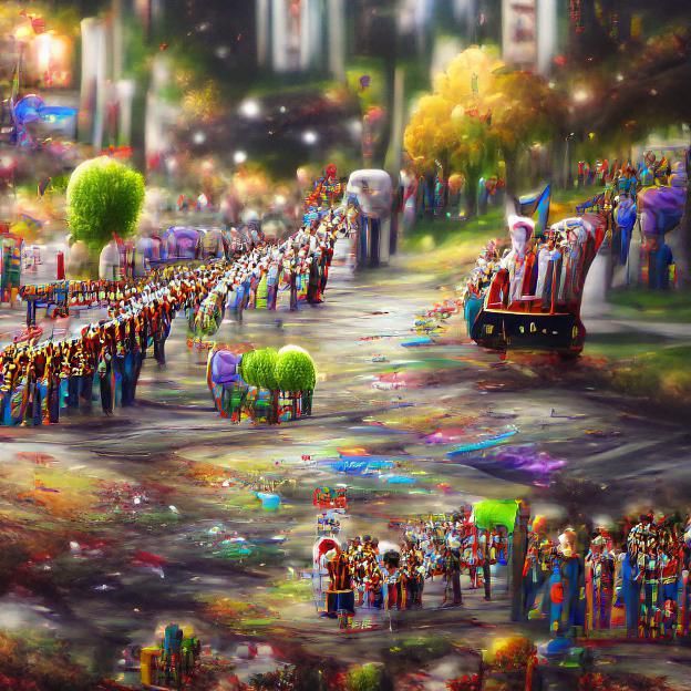 AI Realization of a Parade