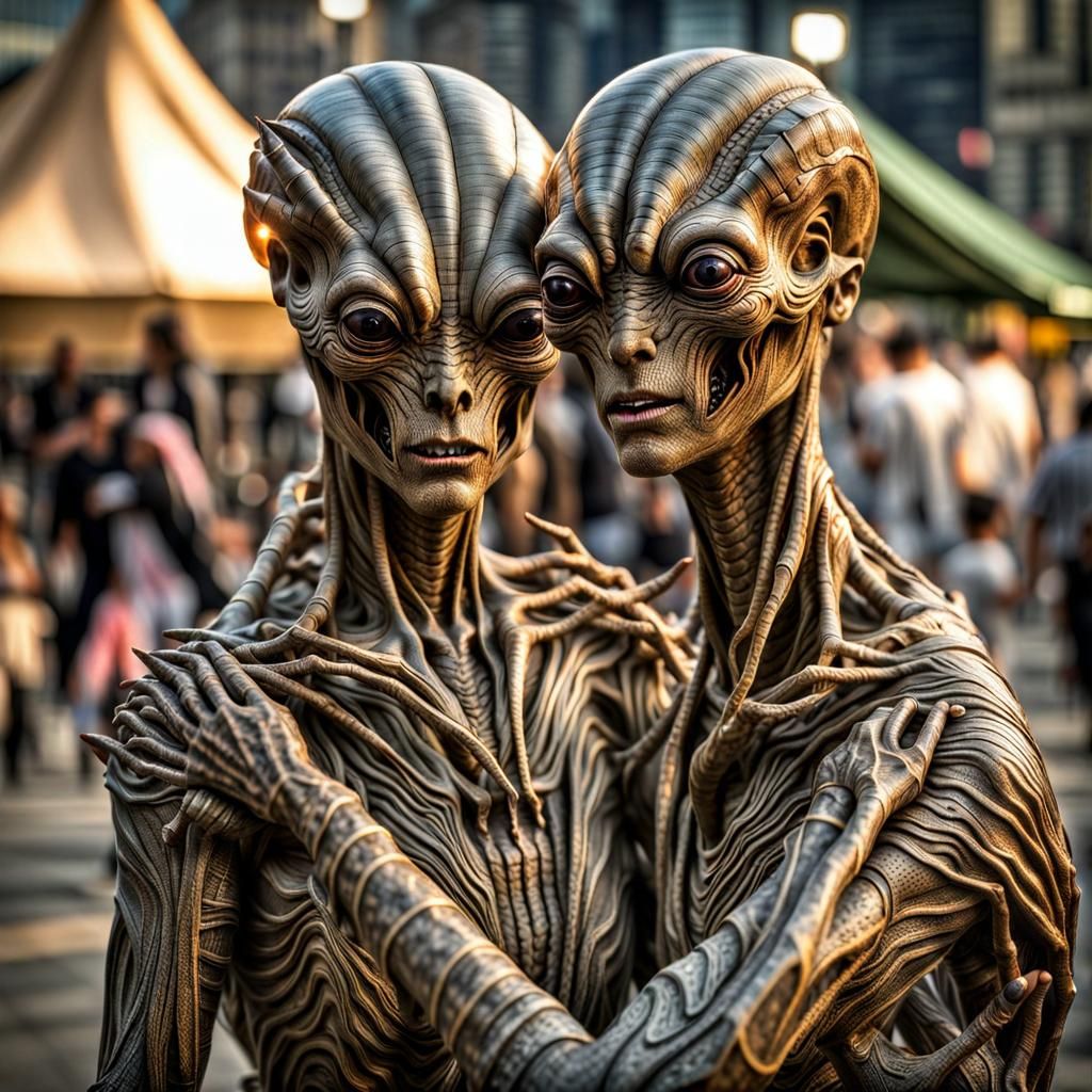 Photorealistic Aliens: Beautiful, Strange, and Complex