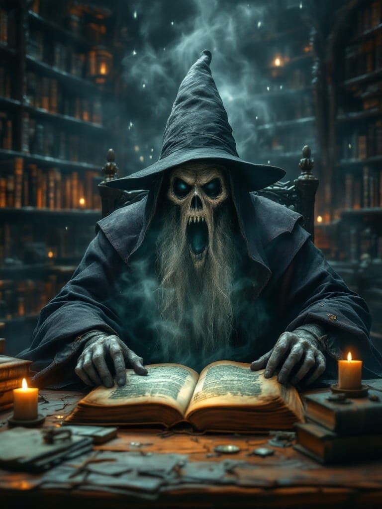 Restricted area in Library at Hogwarts