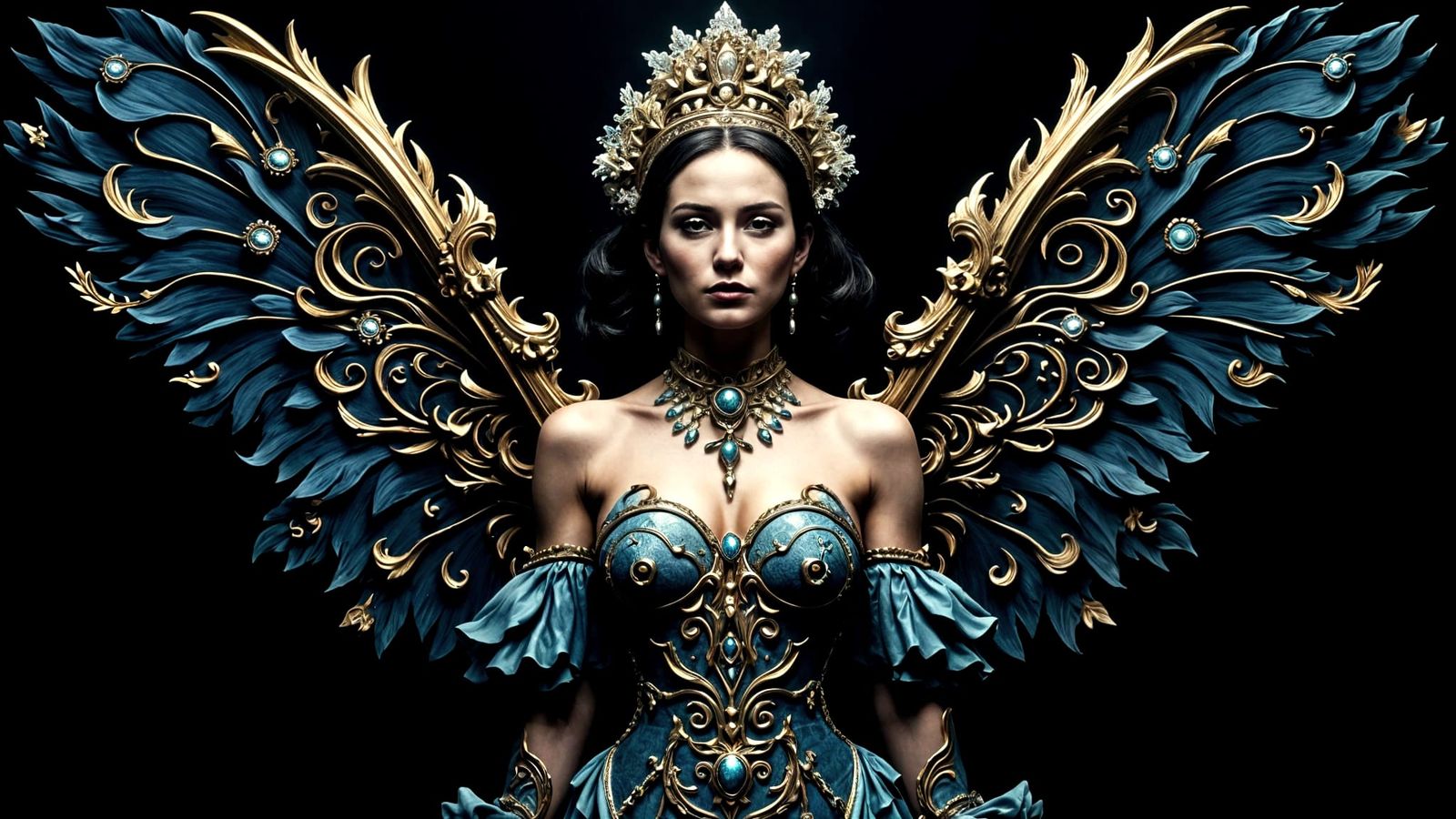 Queen of the Seas, Backlit Silhouette Typography