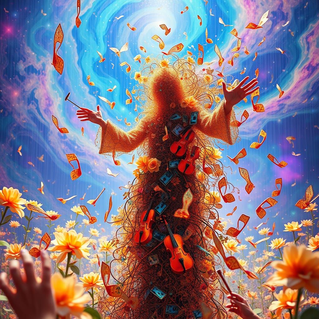 Ethereal Money Conductor in Cosmic Garden