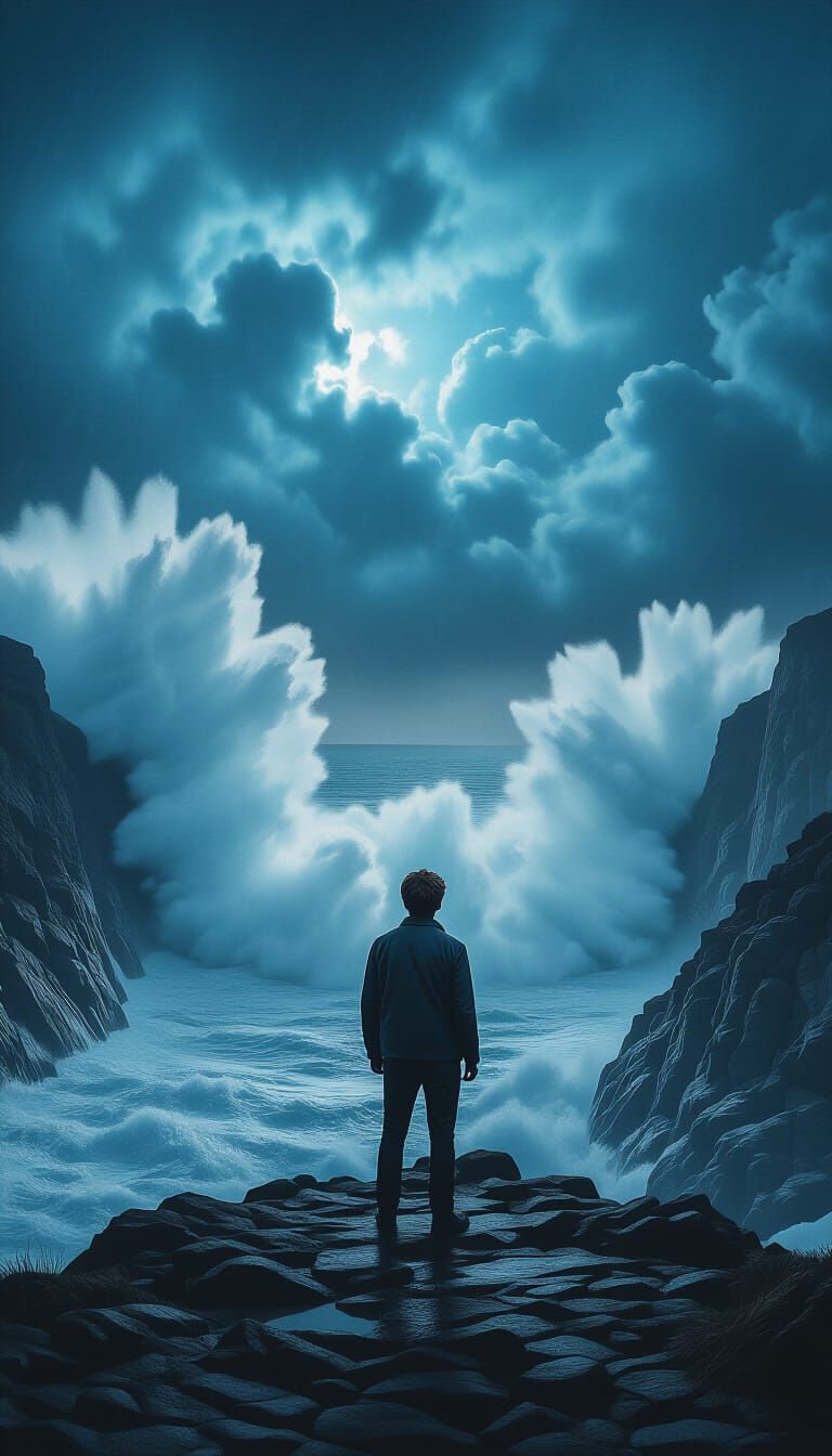 Daniel Radcliffe and the Approaching Wave